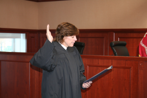 Sie ist die neue Direktorin am Wolfenbüttel District Court