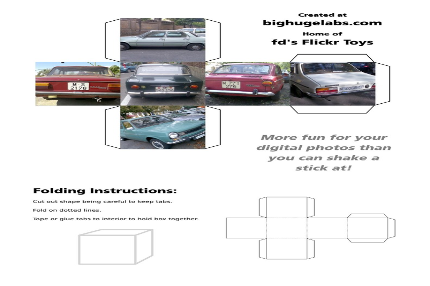 Ein Präsentationsfolie mit Fahrzeugen auf einer Straße und Text darauf.